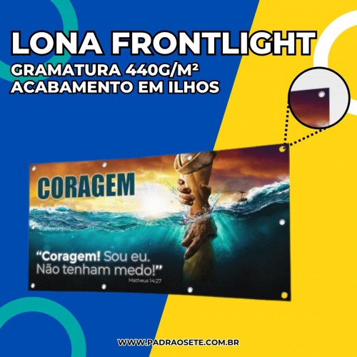 Lona fosca 440g (com ilhós)