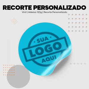 Adesivo Meio Corte Vinil Branco Brilho